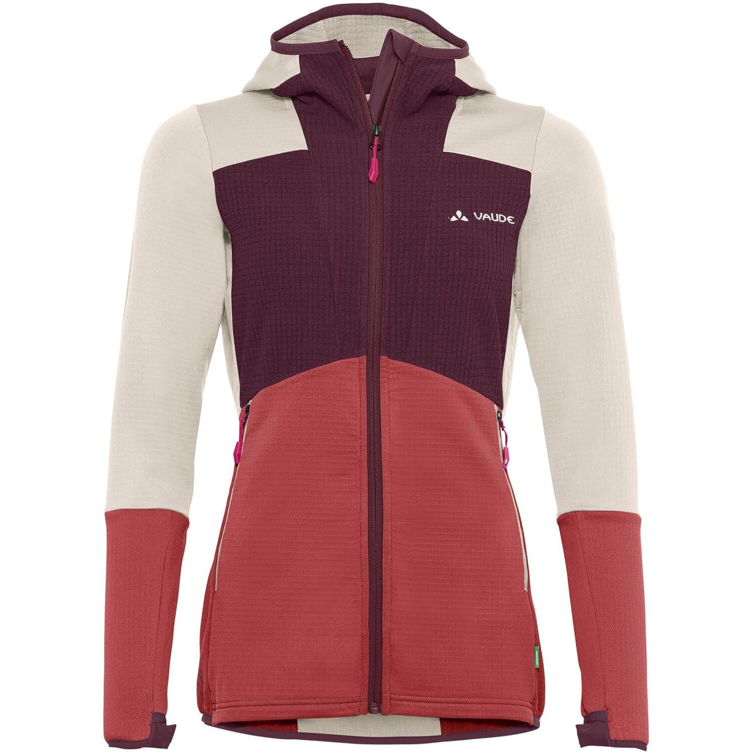 VAUDE Monviso Hooded Fleece Jacket – Cassis Women's Size 42